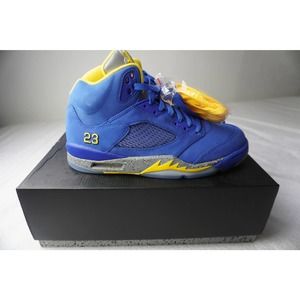 2019 MENS NIKE AIR JORDAN 5 V RETRO LANEY JSP VARSITY SIZE 11 CD2720-400